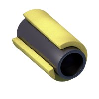 Труба в ППМ изоляции фото