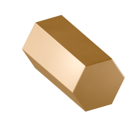 Шестигранник латунный фото