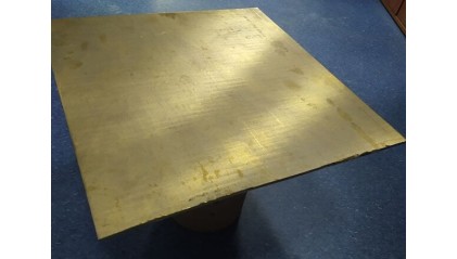 Лист бронзовый 0,15x800x1000 мм БрО10Ц2 фото лист бронзовый 0,15x800x1000 мм БрО10Ц2 купить в Москве