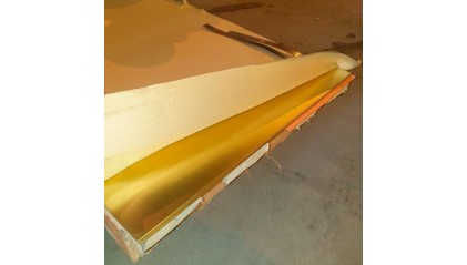 лист латунный ГПРХХ 10x1200x2000 мм Л85 купить в Москве