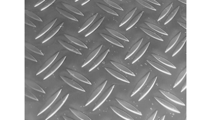 лист алюминиевый рифленый дуэт 1 мм АМг2Н2Р купить в Москве