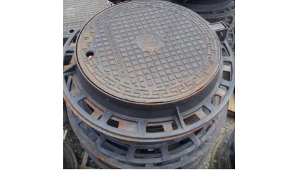 люк чугунный ГТС легкий круглый Л 850x110 мм СЧ10 купить в Москве