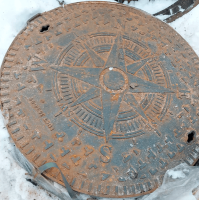 Люк чугунный легкий круглый Л (А15) 550 мм ВЧ35 ГОСТ 3634-2019