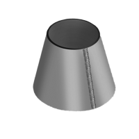 Обечайка стальная коническая 3000x2120x20 мм 09Г2С ГОСТ 14249-89