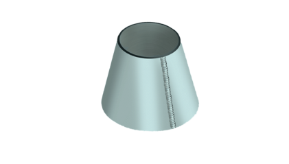 обечайку оцинкованную коническую 820x720x8 мм Ст3 купить в Москве