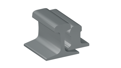 рельсы Р65 стальные рамные с остряком 6 м Э76 купить в Москве