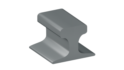 рельсы КР80 стальные крановые 12 м К76Ф купить в Москве