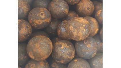 Шары мелющие, помольные стальные 80 мм ШХ15 купить в Москве