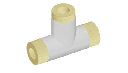 тройник теплоизоляционный минераловатный 1020x1020 мм купить в Москве