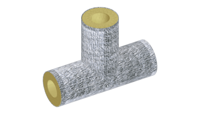 тройник теплоизоляционный минераловатный 1220x32 мм купить в Москве