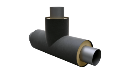 тройник в ППУ-ПЭ изоляции 219х6-108х6 мм купить в Москве