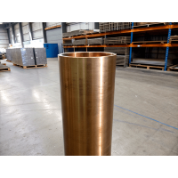 Труба бронзовая прессованная ГКР 140x20 мм БрАЖ9-4 ГОСТ 1208-2014