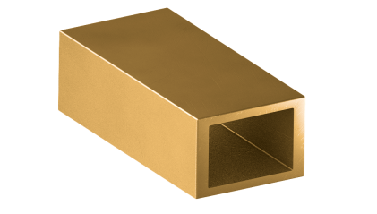 трубу латунную профильную прямоугольную ДПРНТ 130x65x2,5 мм Л90 купить в Москве