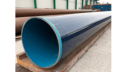 трубу стальную Б/Ш с внутренним эпоксидным покрытием 114x3 мм 09Г2С купить в Москве