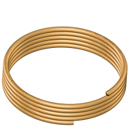 Трубка латунная капиллярная ДКРНМ 2,2x0,5 мм ЛС59-1 ГОСТ 2624-2016
