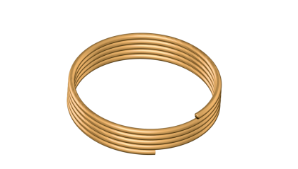 трубку латунную капиллярную ДКРНМ 2,2x0,5 мм Л68 купить в Москве