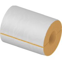 Цилиндр теплоизоляционный минераловатный вырезной оцинкованный 720x100x1000 мм НГ Ц 100 ГОСТ 23208-2022