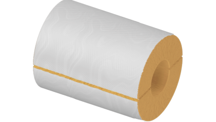 цилиндр теплоизоляционный минераловатный 1020x50x1000 мм Г1 Ц 150 купить в Москве