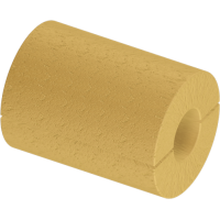 Цилиндр теплоизоляционный минераловатный вырезной без покрытия 630x30x1000 мм НГ Ц 150 ГОСТ 23208-2022